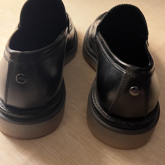 AGL Sirena Black leather loafers - Picture 3 of 5